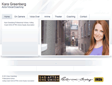 Tablet Screenshot of karagreenberg.com